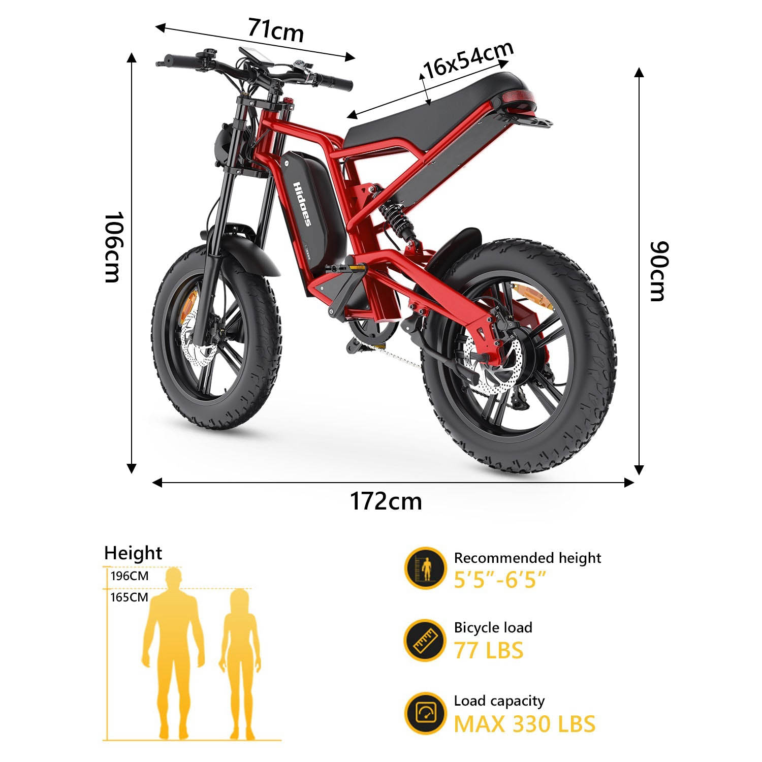 HD-B6 Motor cycle E-bike I - Image 8